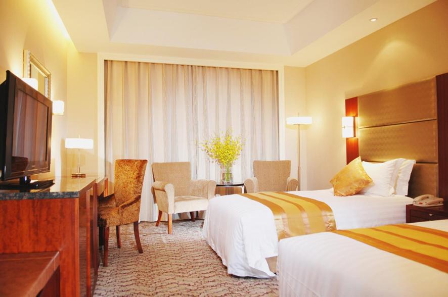 Hna Grand Hotel Shijingshan Peking Zimmer foto